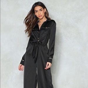 Tie It Out Wide-Leg Jumpsuit